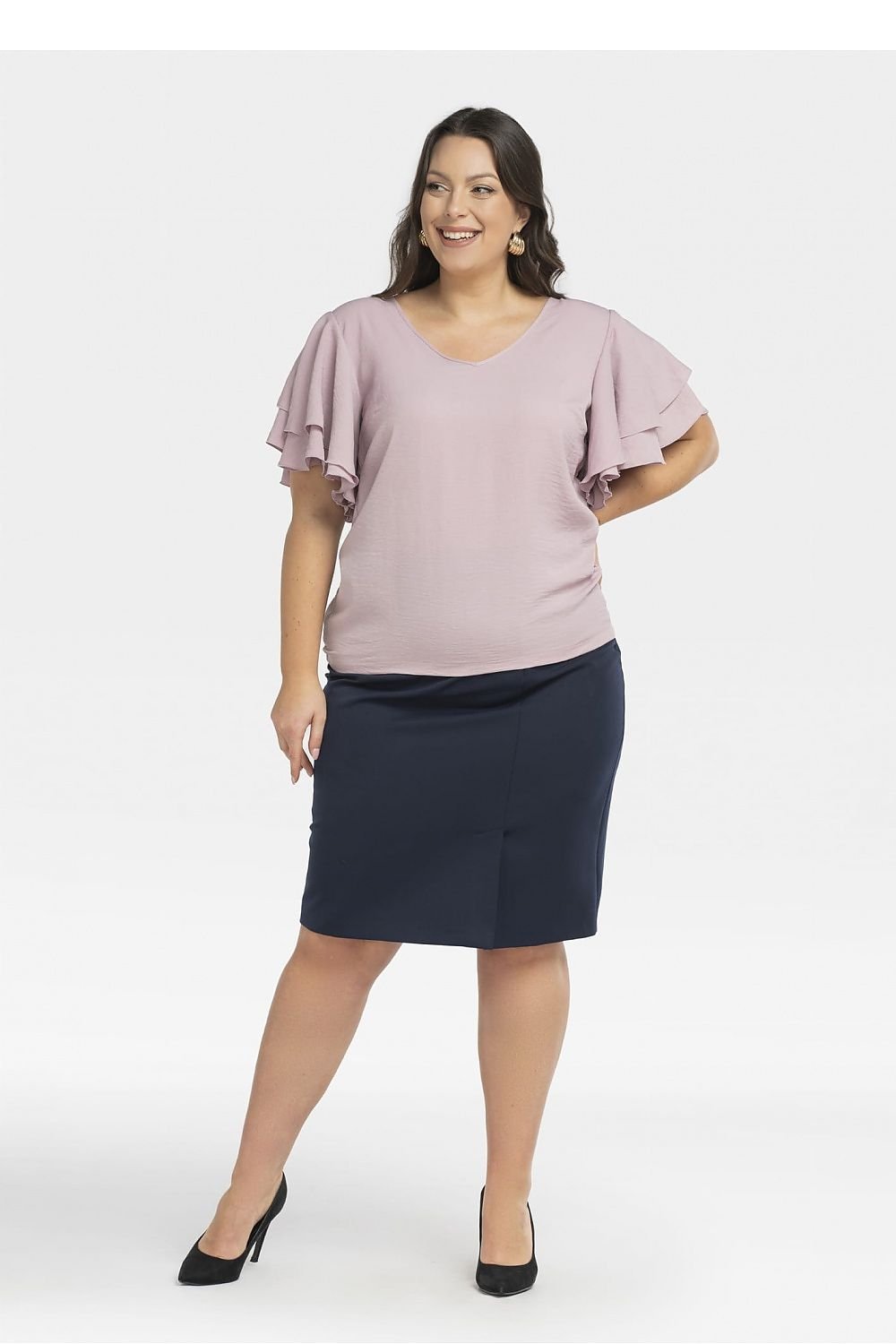 Plus size blouse Karko