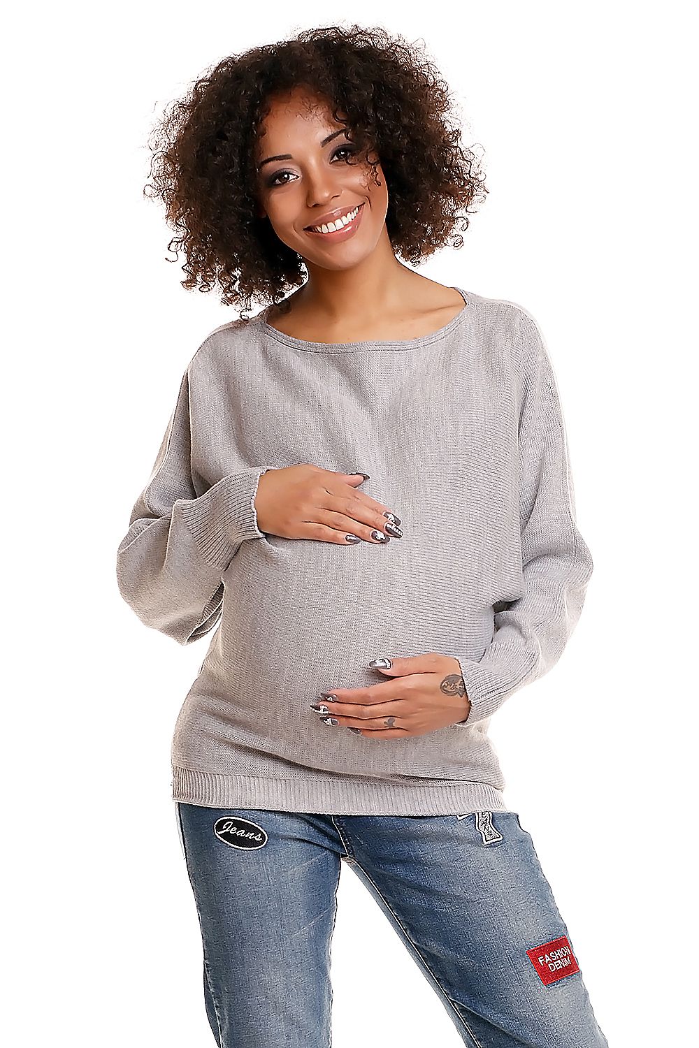  Pregnancy sweater model 84274 PeeKaBoo 