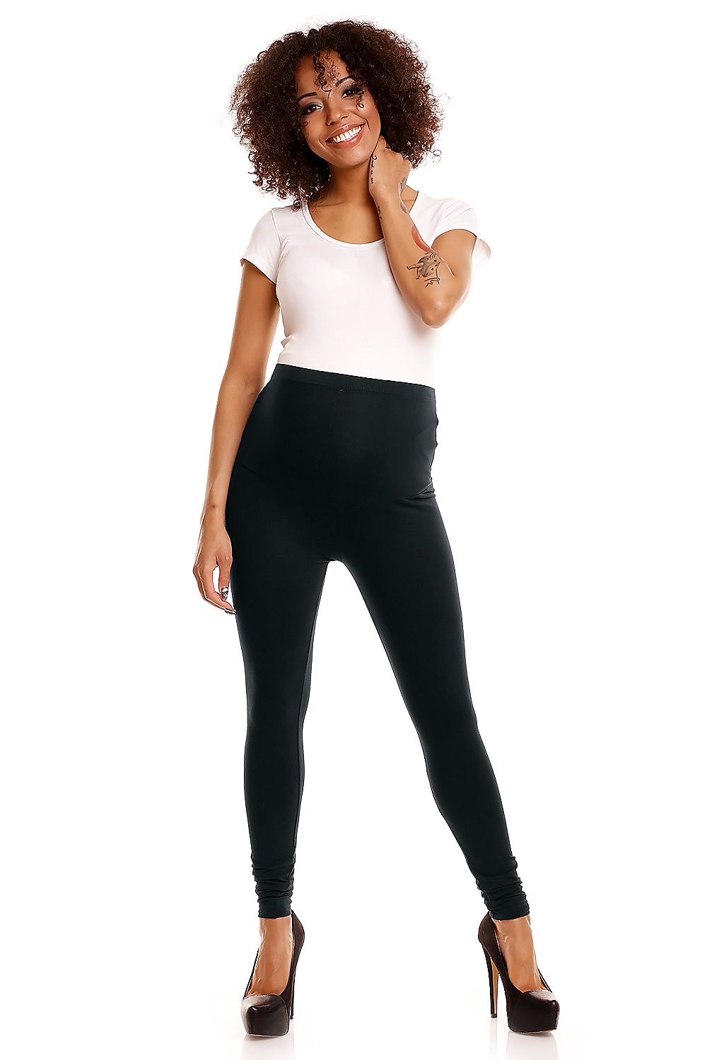  Maternity leggings model 84440 PeeKaBoo 