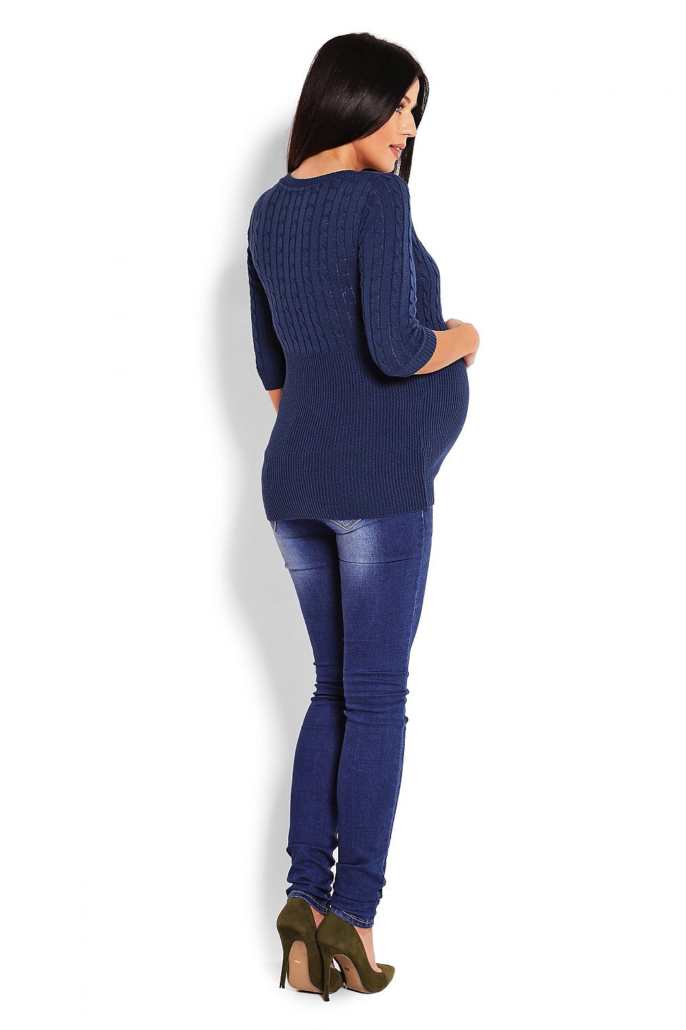  Pregnancy sweater model 123422 PeeKaBoo 