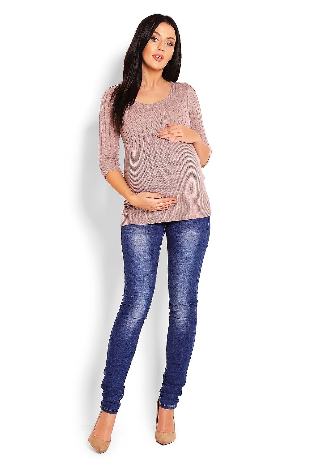  Pregnancy sweater model 123423 PeeKaBoo 