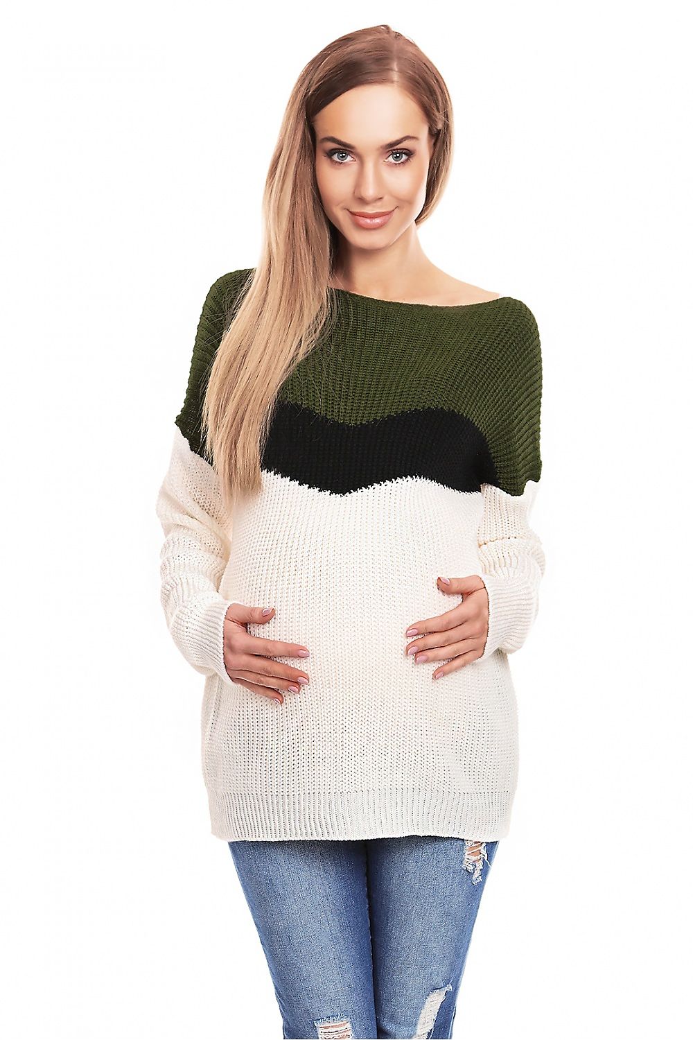  Pregnancy sweater model 132026 PeeKaBoo 